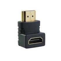 Wholesale HDMI Elbow 90°degree Direct male to female adapter Compatible with 1 4 version HDMI M F connector