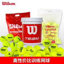 Authentic wilson welson tennis training ball, pressure free practice ball, wear-resistant competition ball, wilson American tennis bucket