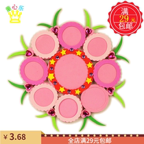 EVA Flat Photo Frame Multi Round Photo Frame Handmade Nursery Handmade Multiple optional children hands-on DIY toys