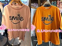 MjstyleTOPFEELING Counter womens round neck mid-sleeve T-shirt 519100016 orange