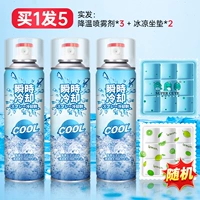 【Ultimate Cool】 Охлаждающий спрей*3 бутылки + холодная подушка*2