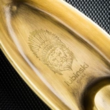 Медная ретро высококлассная модная брендовая пепельница, простой и элегантный дизайн