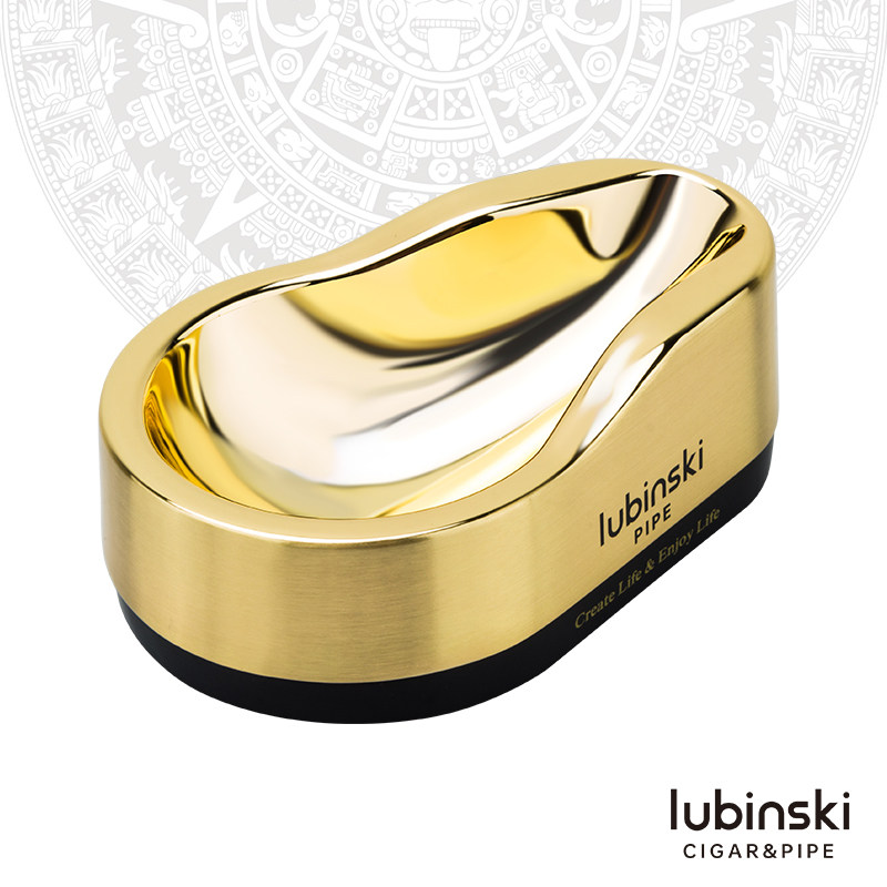 Lubinski zinc alloy pipe frame portable high-end metal pipe display frame single tobacco pipe fittings