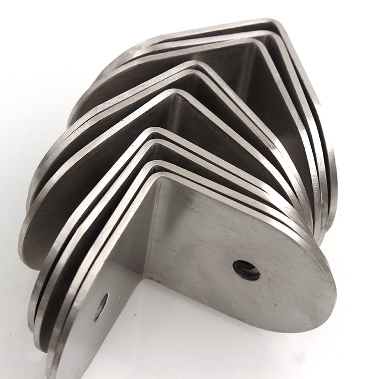 Partition link public toilet toilet partition accessories 90 degree L-shaped right-angle angle iron stainless steel corner code