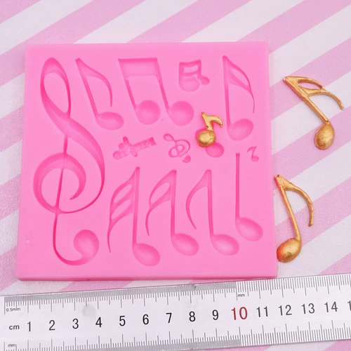 Акриловый фондан, сверхлегкая музыкальная глина, силиконовая форма, DIY