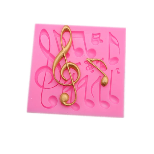 Акриловый фондан, сверхлегкая музыкальная глина, силиконовая форма, DIY