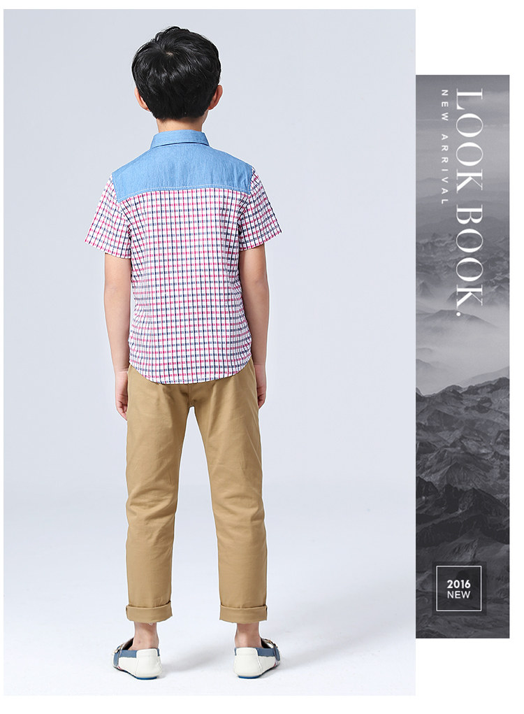 Chemise garcon à manche courte - Ref 2077513 Image 23