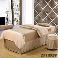 vẻ đẹp quảng cáo salon Beauty khăn trải giường denim thẩm mỹ viện bedspread và liệu pháp xoa bóp vận chuyển massage giường bìa - Trang bị tấm ga bọc giường spa