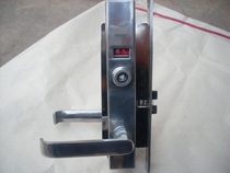 Toilet door lock Toilet inner door silver lock No one indicates lock with key train wash