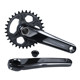Shimano Shimano Deore M6100 원사 산악 자전거 1*12 속도 단일 디스크 양성 및 네거티브 치아 32t