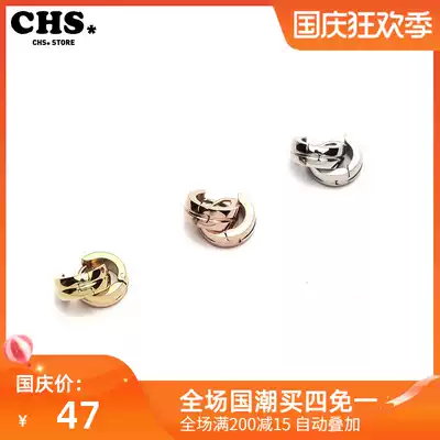 DISSOLVE original brand Eos 316L titanium steel men and women jewelry stainless steel couple earrings