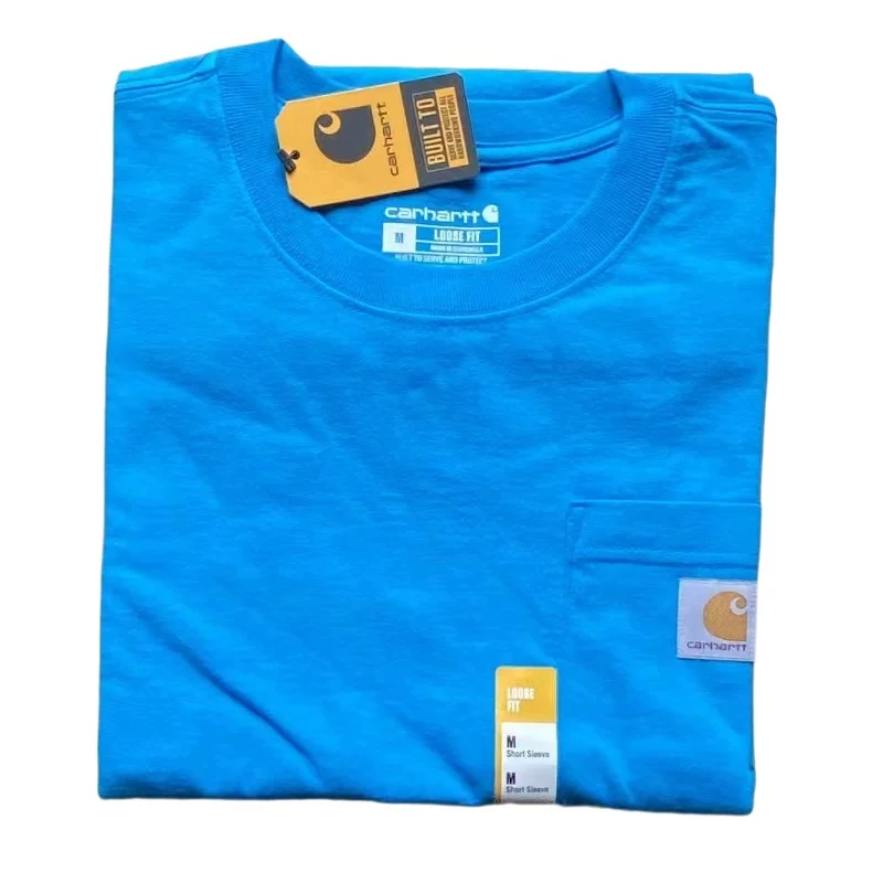 Спортивная майка Carhartt K87 Summer Pocket T -shirt мужская нижняя рубашка свободная рабочая короткие рукава