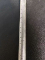 Solid aluminum dipstick Rod Petrochemical Special pure aluminum oil level gauge connected aluminum rod oil tank sounding rod ruler