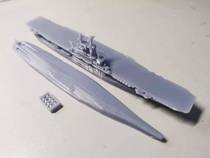Ji Rui Model 1 2000 World War II small medium-sized aircraft carrier Series 3D printing full Ship Bottom version
