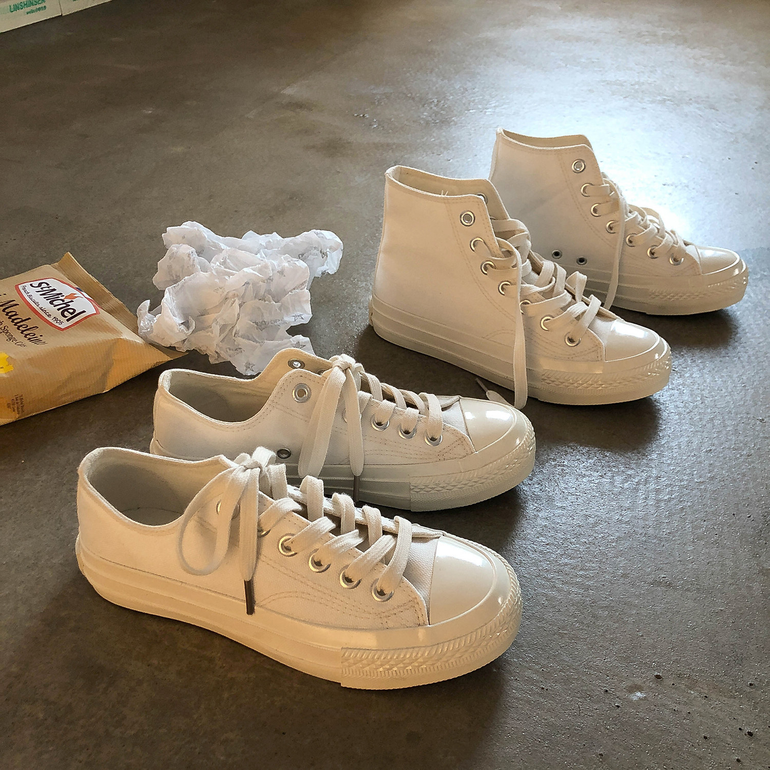 Lin first 3-day series Little white shoes women 2022 2022 new 100 hitch women's shoes Ins Street Shoe Port Wind Port Wind High Help Sail Shoes 