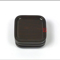 Kung Fu tea set ebony tea coaster insulation pad three set of green sandalwood mahogany protective gasket spare parts