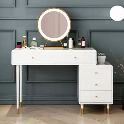 Light luxury dressing table modern bedroom high-end makeup table storage cabinet desk integrated master bedroom dressing table simple table