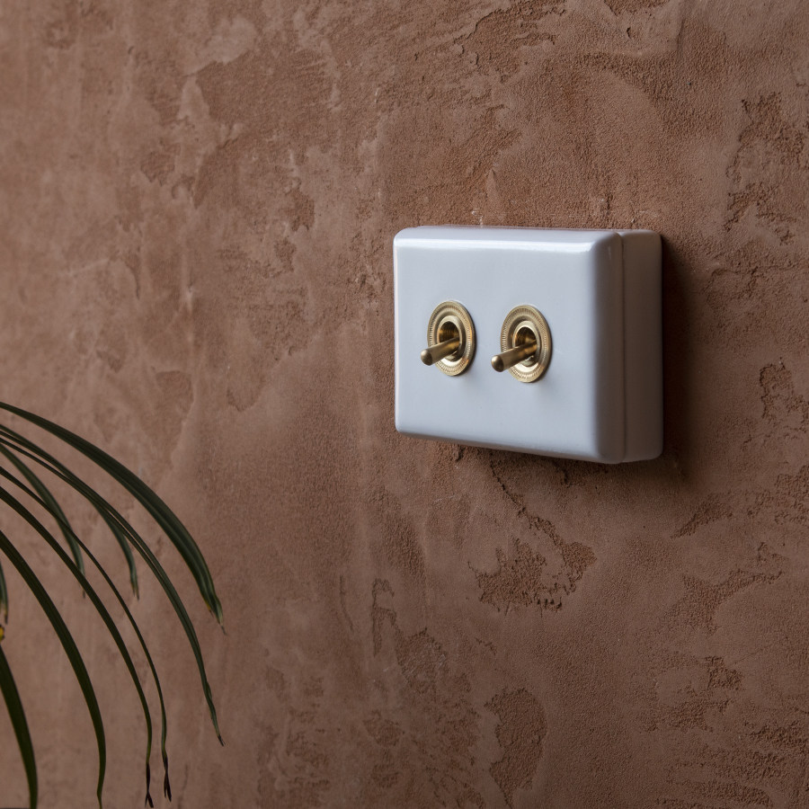 Minimalist Nostalgia Switch Day Style Ceramic Switch Name Hotels Fashion Hand Dial lever switch retro single double cut switch