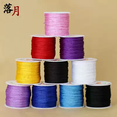 Taiwan braided bracelet jewelry line No 72 jade line Red rope necklace lanyard braided rope Various colors braided rope