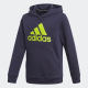 Adidas/Adidas genuine spring new big children's casual hooded pullover sweatshirt GK3199