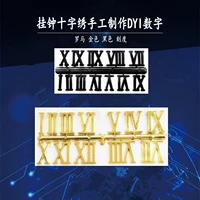 Римская золотая черная черная цифровая безрамная живопись Кварцевая часа учитель Дети Дети Сделай Дети Сделай Ручную Странство аксессуары для часов