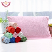 [Đặc biệt hàng ngày] Khăn gối Sanqi cotton trắng trơn khách sạn khách sạn khăn gối cao cấp khăn gối