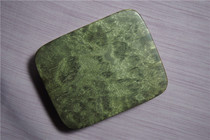 Jin Sinan Wuyuanshu pen holder Ebony Zhennan Zhangmu log green pendant brand (one thing one shot