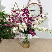 Wedding fake flowers simulated flowers XiaoYanglan Living room decoration flowers fake flowers photo props Dining table flower ornaments silk flower art