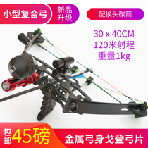 Vertical grip car miniature small trumpet short axle composite bow outdoor Indoor Archery Sports big power bow and arrow