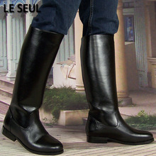 12 year old store with five colors Leseul riding boots, men's high boots, men's parade sleeves