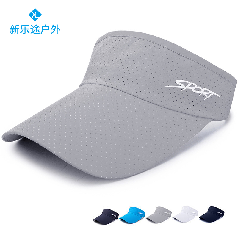 Tennis hat no top male breathable tide summer net red empty top hat Korean version running outdoor sunscreen leisure sports women