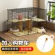 ເຮືອນແມວສອງຊັ້ນໃນເຮືອນ cat nest cat cat nest super large space free villa double-layer folding and pasting integration