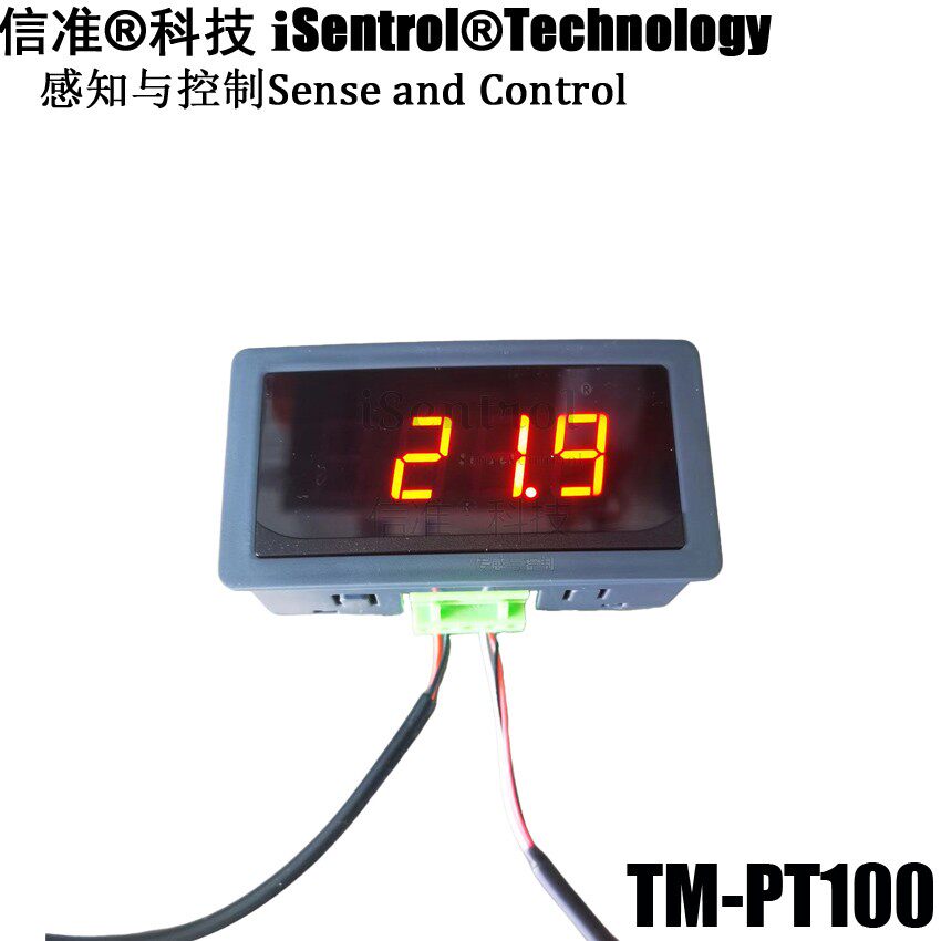 TM-PT100(ET5210)温度表头正面 TM-PT100