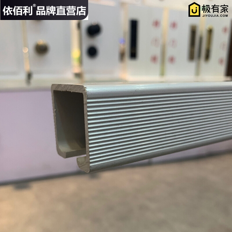 Thickened boutique sliding door track rail wooden door hanging wheel rail sliding door hanging slide folding door damping pulley crane