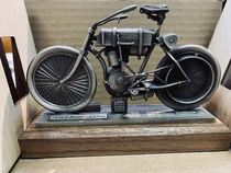 201201 Harley Davidson Collection of solitary products to issue 7500 1-1 Halle old caravan tin model