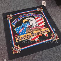 19518 Magic Region Harley American Retro Eagle Big Square Riding Headscarf