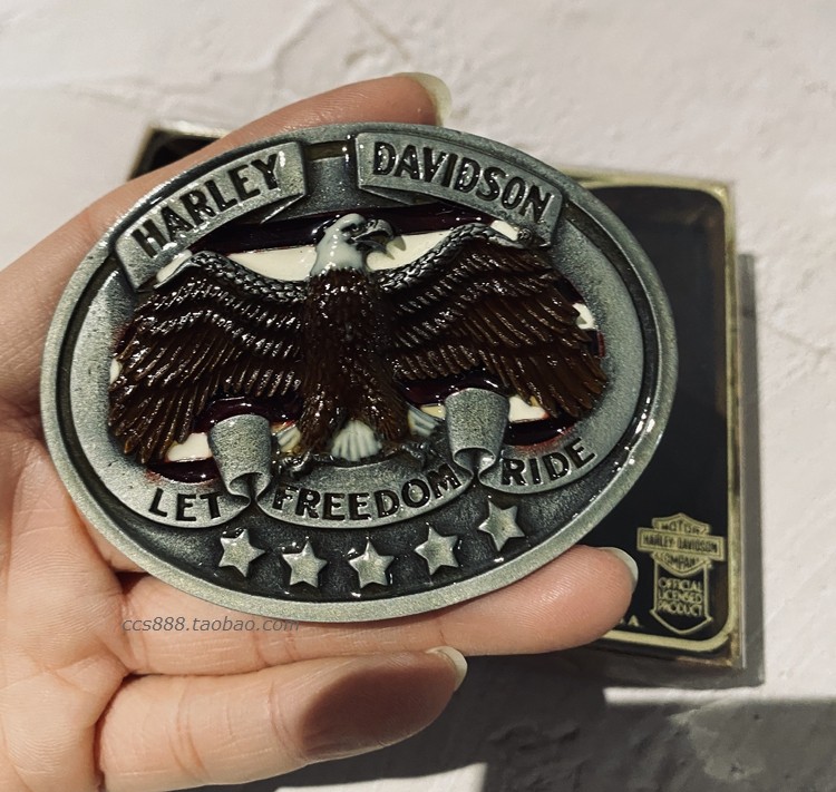 201201 orphan 90's Harley Screaming Eagle collection orphan belt buckle American production