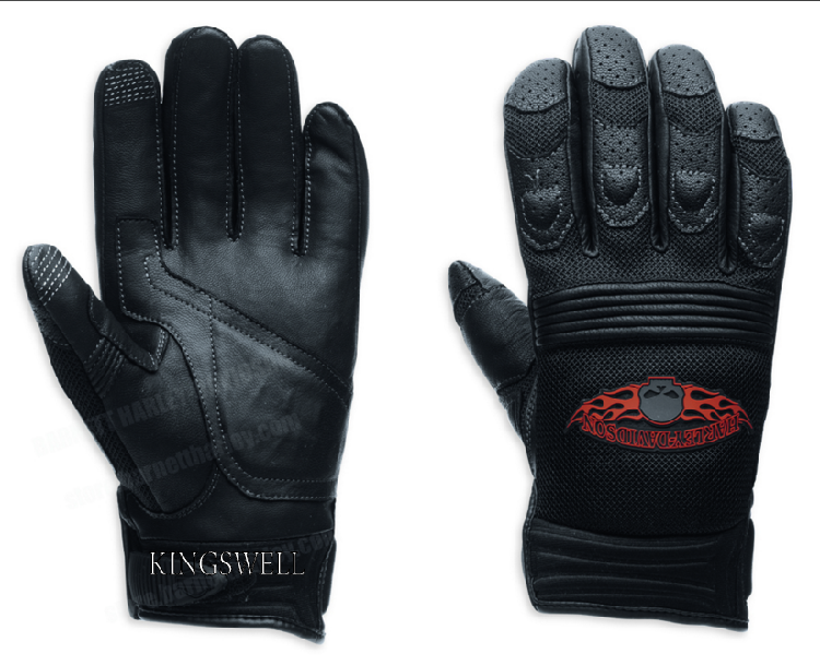 161212 Moyu Harley motorcycle motorcycle men's mesh skull gloves imported from the United States
