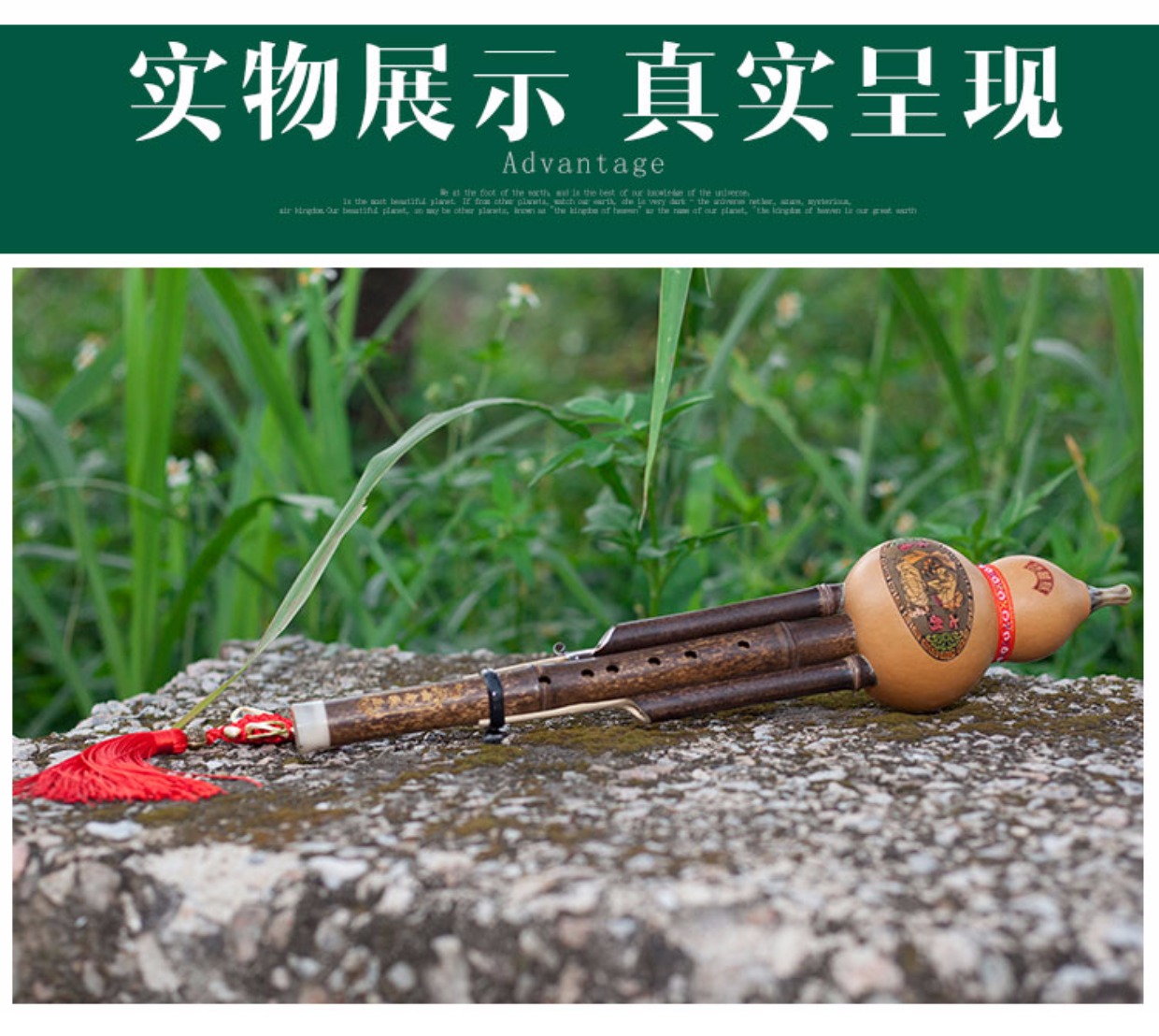 Tự nhiên Zizhu hai giai điệu biểu diễn cucurbit lụa C xuống B giai điệu trẻ em mới bắt đầu người lớn nhạc cụ quốc gia Vân Nam cucurbit sáo điện tử ewi