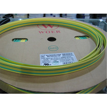 Low voltage environmentally friendly insulating sleeve flame retardant yellow and green two-color heat shrink tube grounding wire harness pipeline identification 4 6 8 MM
