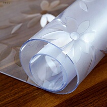 Tea table mat waterproof pvc3d printed tablecloth transparent waterproof anti-scalding table coffee table TV cabinet plastic tablecloth table