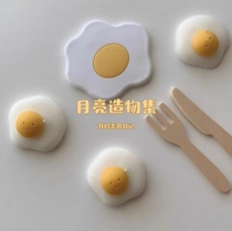 (Original) Fried egg candle cute candle cake candle photo decoration ins candle ornaments scented candles