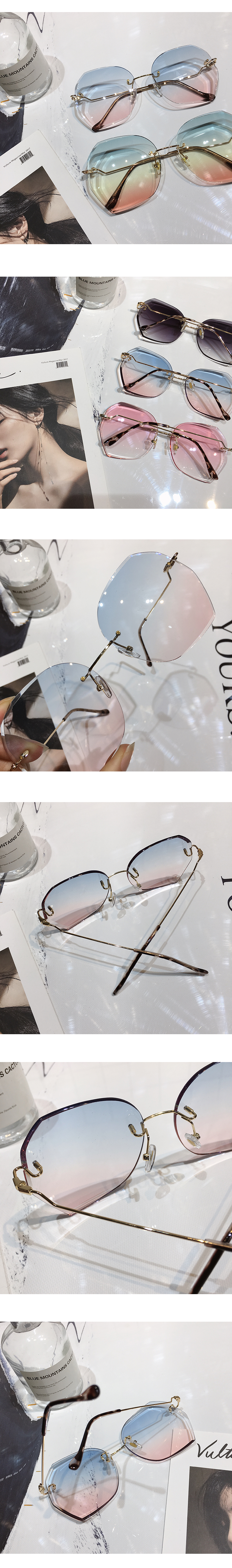 Ins net màu đỏ hồng nhỏ tươi kính râm nữ 2018 mới hipster đường phố retro kính tom ford