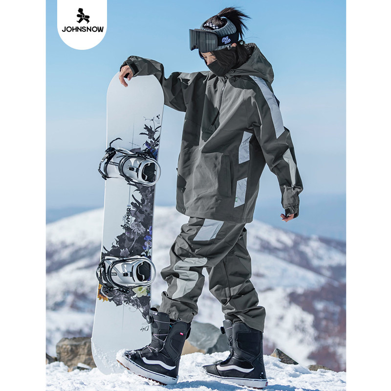 jon snow snowboard John ArcticSeal Waterproof Ski Pants Frosted White / S adjustable snow guard John Snow Snowboarding Sets 2025