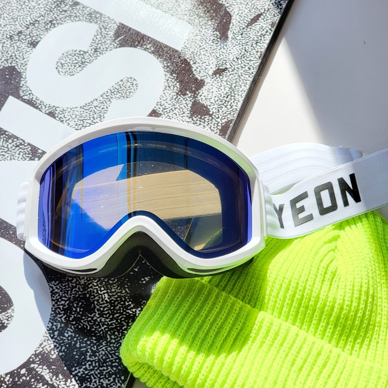 YEON ski goggles men's and women's anti-fog ski goggles card myopia snow goggles spherical double-layer goggles mountaineering equipment