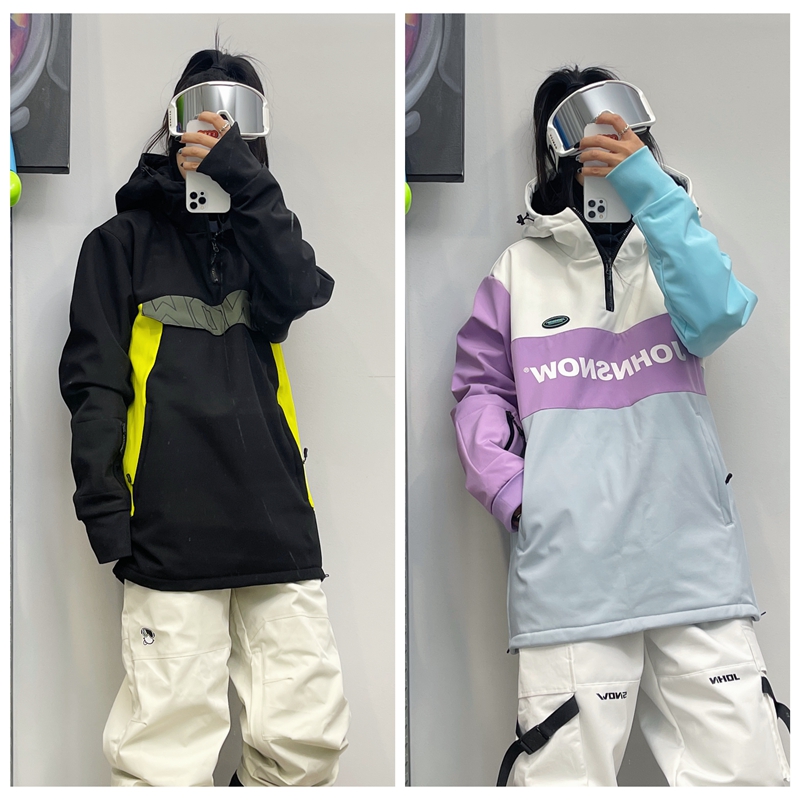 John Snow snowboard suit women's men's suit sweater pullover hoodie snow pants waterproof thickening warm niche