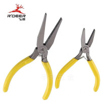 Feilu 5-inch 6-inch chrome vanadium steel flat nose pliers toothless flat nose pliers toothless flat nose pliers handmade jewelry pliers RT-503