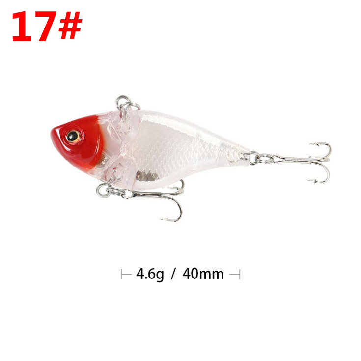 2 Pcs Sinking Lipless Crankbait Lures 65mm 11g Hard Baits Bass Pike Crappie Fresh Water Fishing Lure