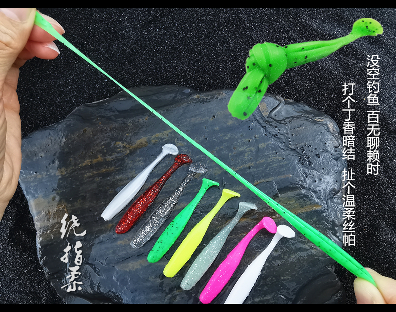 Suspending Paddle Tail Fishing Lure Soft Baits Bass Trout Fresh Water Fishing Lure