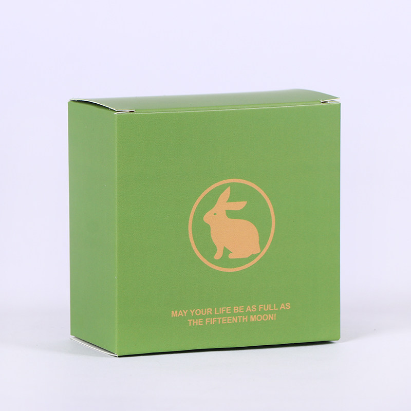 картон 50个价月饼小盒子单个内盒包装盒中秋茶饼独立礼盒单颗小方纸盒
